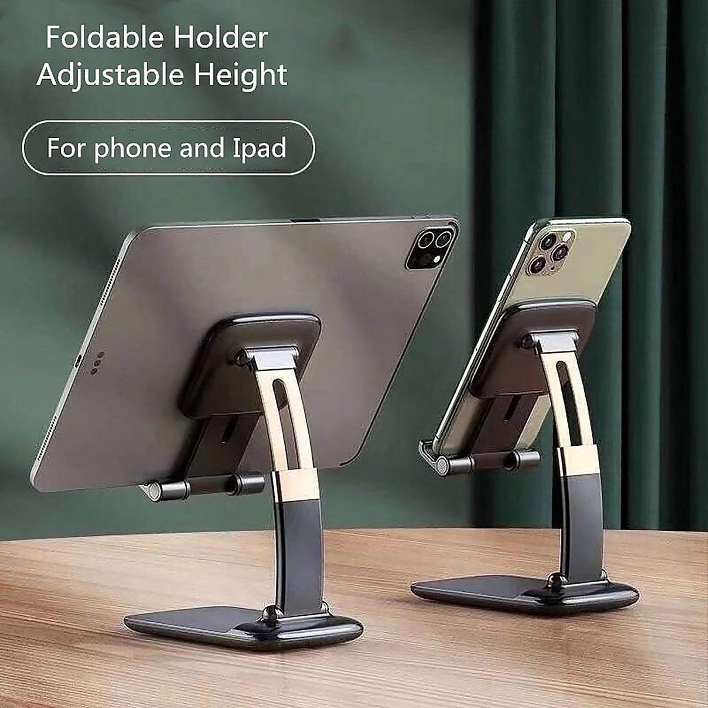 1286A Phone Holder for Table, Foldable Universal Mobile Stand for Desk DeoDap