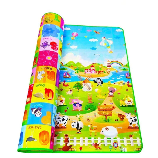 UK-0046 Waterproof Single Side Baby Play Crawl Floor Mat for Kids Picnic School Home (Size 180 x 115)