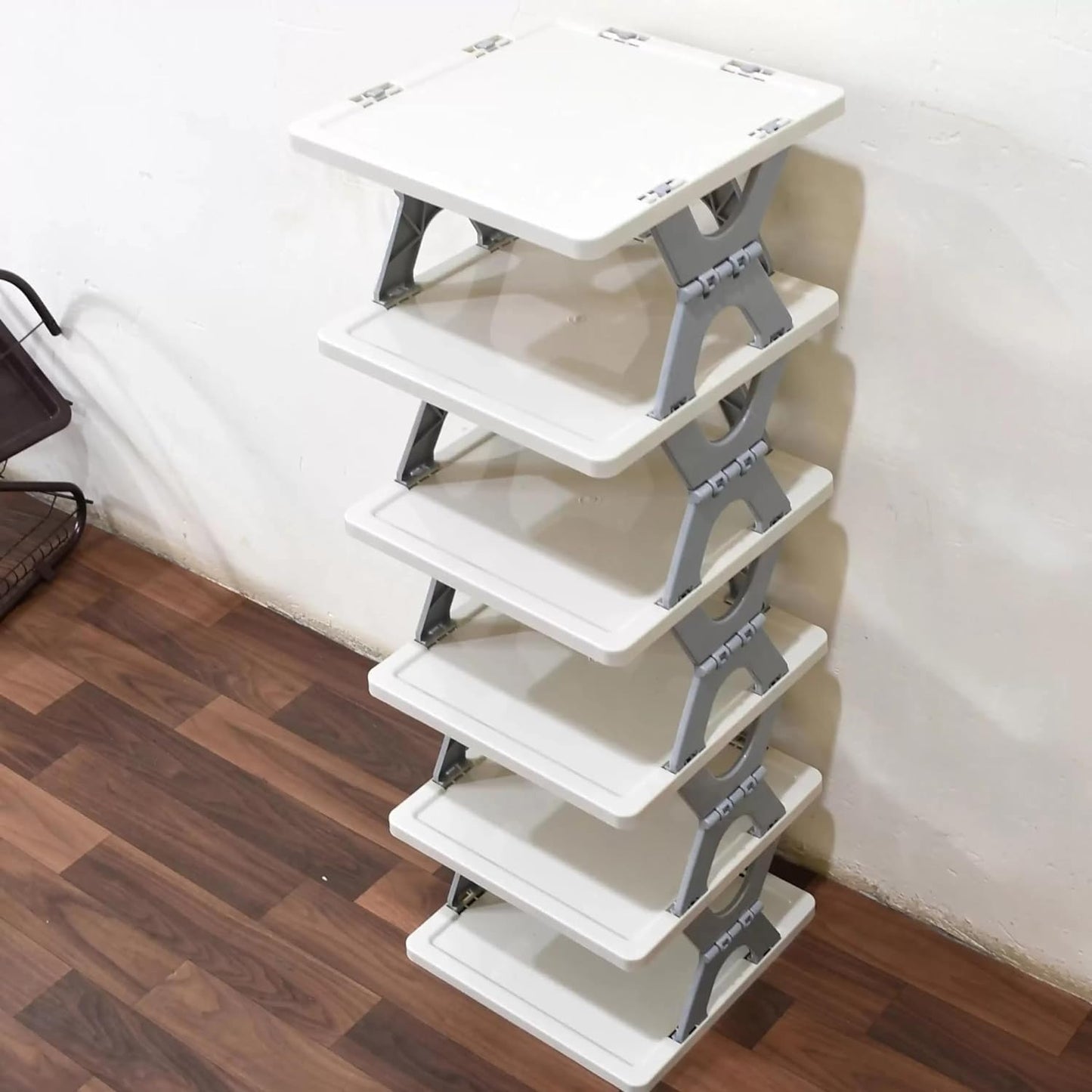 UK-0160 Shoe Rack, Layer Shoes Stand, Plastic Adjustable Shoe Rack, Folding, Easy Assembly and Stable in Structure