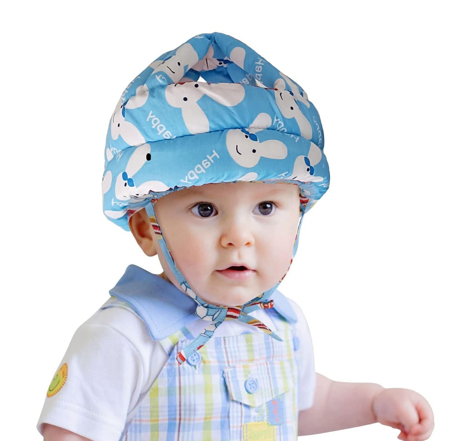 UK-0117   Baby Head Protector for Safety - Adjustable Safety Helmet 6m to 3y Kids, Soft Head Cushion Protective Running Walking Crawling Safety Helmet