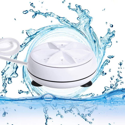 UK-0191 Mini ultrasonic Turbine Washer Washing Machines Portable Travel Cleaner