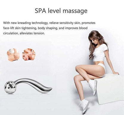 UK-0140   3D Manual Roller Massager 360 Rotate Roller Face Body Massager For Skin Lifting, Wrinkle Remover and Facial Massage, Relaxation and Skin Tightening Tool