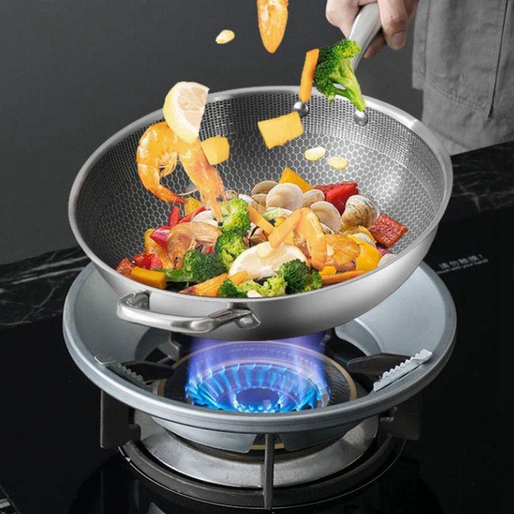 UK-0123  Gas Saver Burner Stand | Gas Saver Jali | Home Gas Stove Fire & Windproof Energy Saving Stand