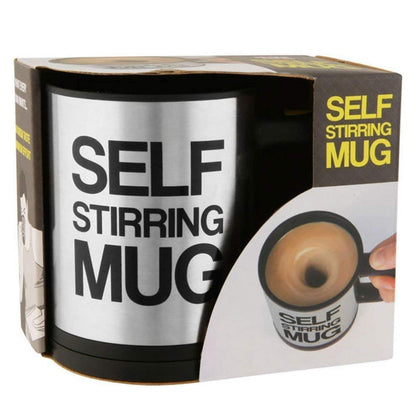 UK-0127  Self String Coffee Mug, Stainless Coffee Mixing Cup Blender Self Stirring Mug Best Gift Coffee Mug, Coffee Mug self Stirring (Multi Color)