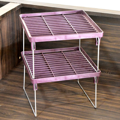 2796 2 Layer Kitchen Rack For Holding And Placing Types Of Things. DeoDap