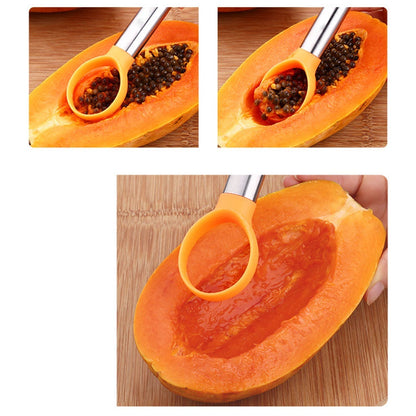 2192 Watermelon Papaya Peeling Seed Double Side Melon Corer Dig Pulp Separator DeoDap