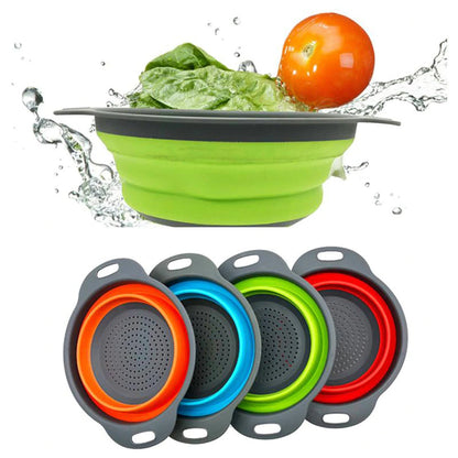 2712 A Round Small Silicone Strainer widely used in all kinds of household kitchen purposes while using at the time of washing utensils for wash basins and sinks etc. DeoDap