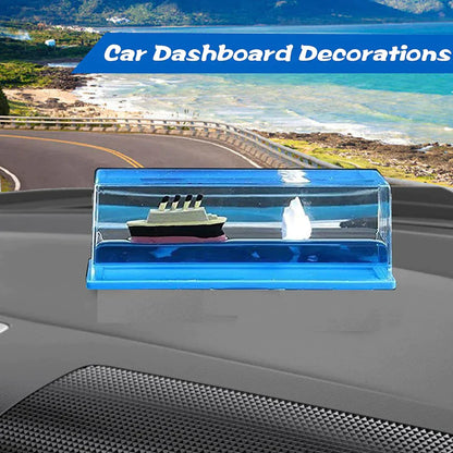 UK-0048 Cruise Ship Decoration,Titanic,Cruise Ship That No Longer Sinks, for Car Dashboard Decorative