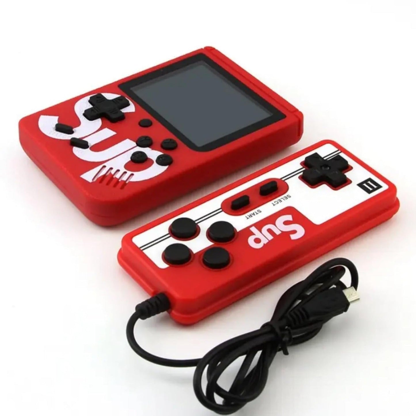 UK-0286 Sup Game Box 400 in 1 Portable Handheld Console, Two-Player Games, TV Output, Long Battery Life - Retro Gaming Fun Gift for Kids and Adults