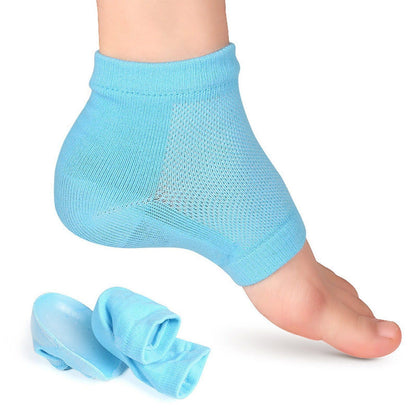 UK-0125  Heel Pain Relief Silicone Gel Heel Socks, Toeless Spa Sock for Foot Care Treatment, Orthopaedic Socks Heel Protector Socks For Men And Women