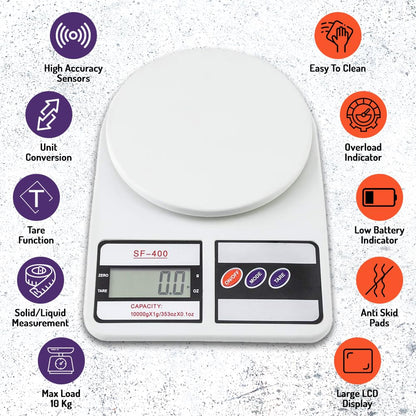 UK-0154 Digital Weighing Scale, Multipurpose-10 Kg