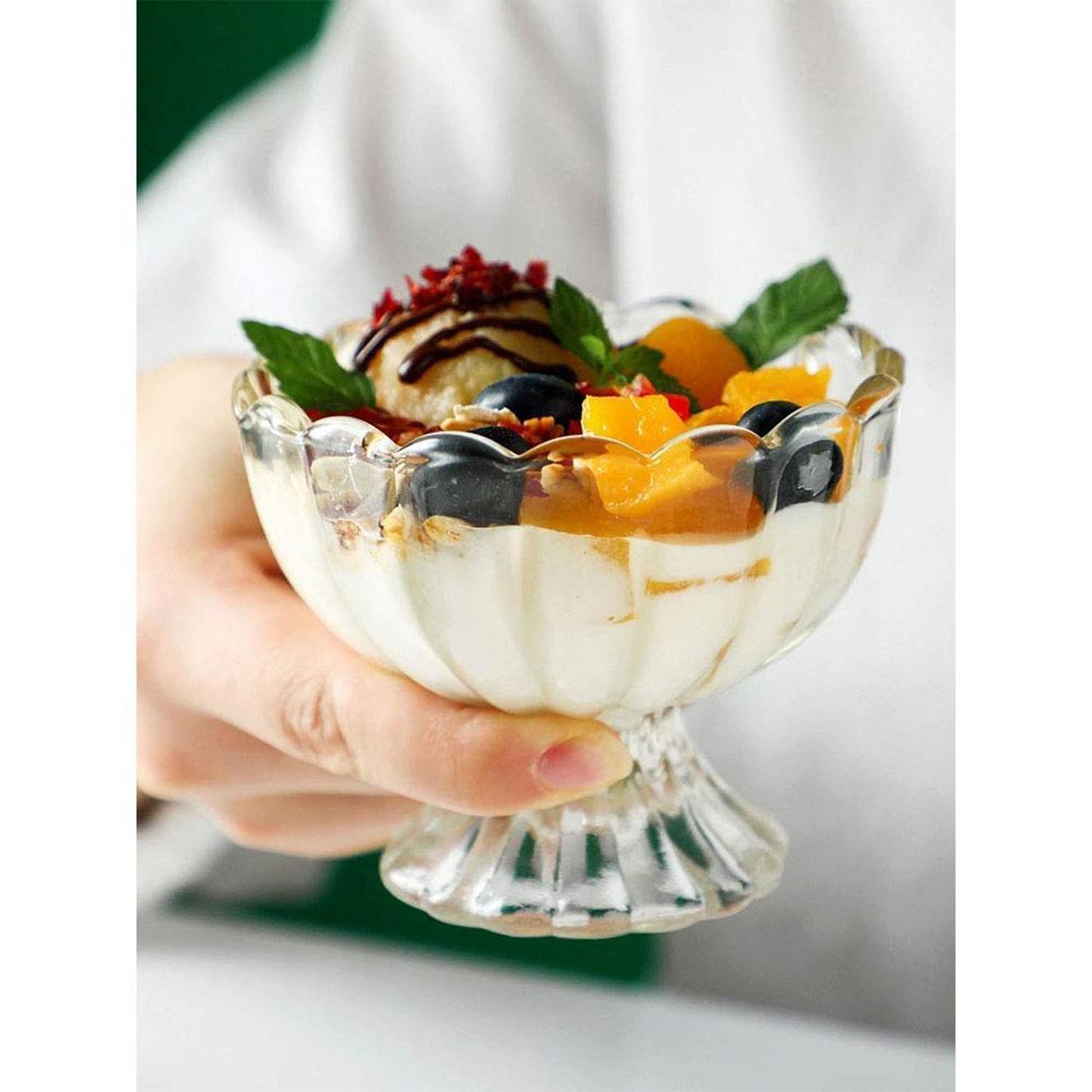 0091C Serving Dessert Bowl Ice Cream Salad Fruit Bowl - 6pcs Serving Dessert Bowl Ice Cream Salad Fruit Bowl - 6pcs DeoDap