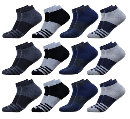 UK-0134  Socks for Men and Women Soft and Comfortable  Ankle Socks for Everyday wear free size (Multi design)