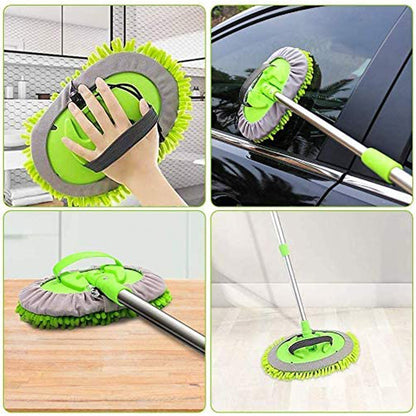 4987 Car Duster Microfiber Flexible Duster Car Wash | Car Cleaning Accessories | Microfiber | brush | Dry/Wet Home, Kitchen, Office Cleaning Brush Extendable Handle DeoDap