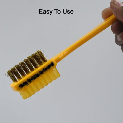 7410 3 Side Portable Multifunctional shoe brush Rubber Home Suede Shoes Polishing Brushes 3 Side Shoe Cleaning Brush, Shoe Brush Excellent Quality and Popular