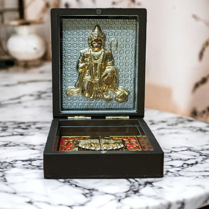 UK-0309 Blessing Lord  Small Puja Worship Box – Gold Plated      ( MIX GOD)