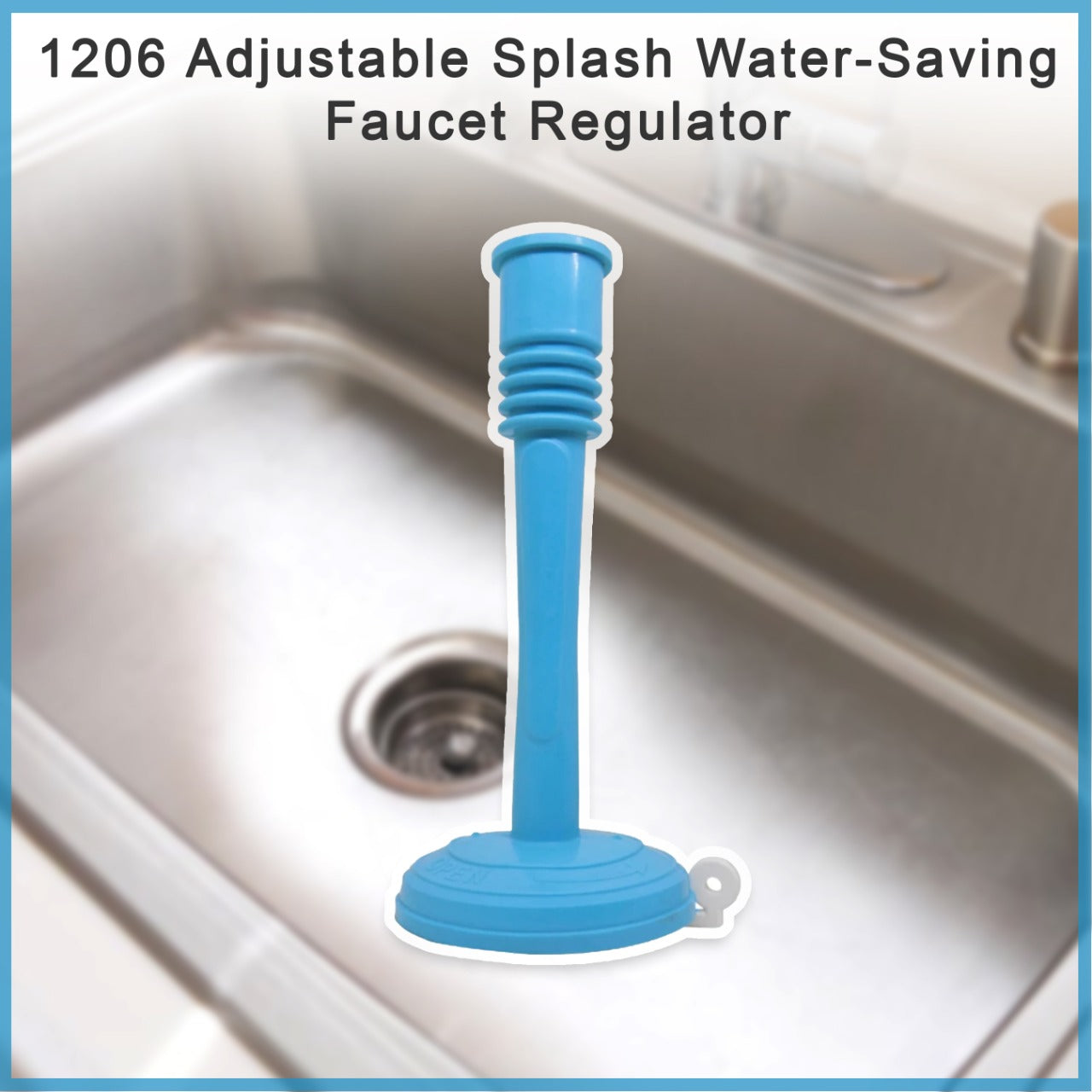 1206 Adjustable Splash Water-Saving Faucet Regulator DeoDap