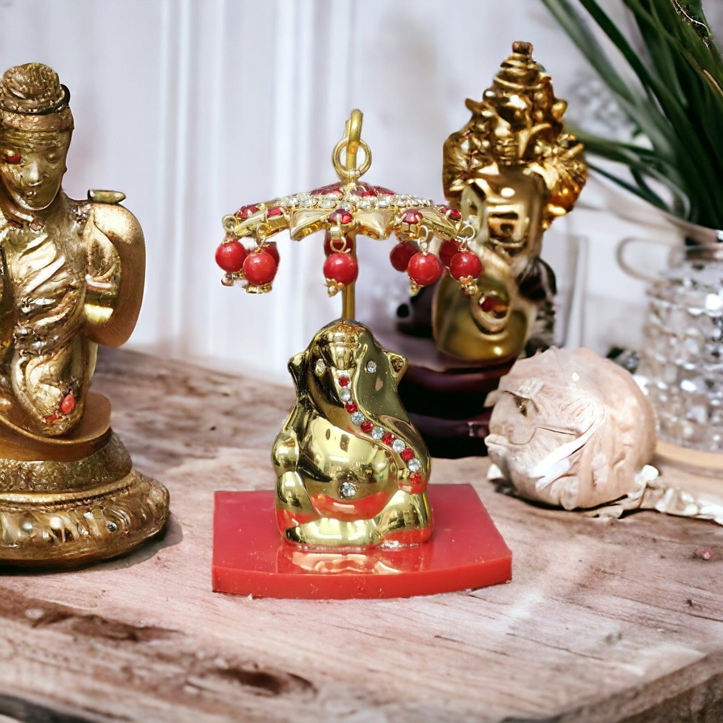 UK-0314 Lord Ganesha Idols for Home Decor/Car Dashboard