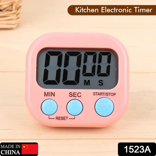 1523A Digital Kitchen Timer Clear Big Digits 0-99 Min for Cooking Office Clock