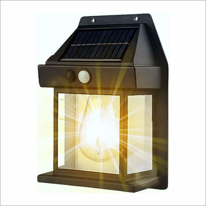 UK-0038 Tungsten Bulb led Solar Outdoor Garden Wall Light with Sensor Wireless ip65 Solar Wall lamp