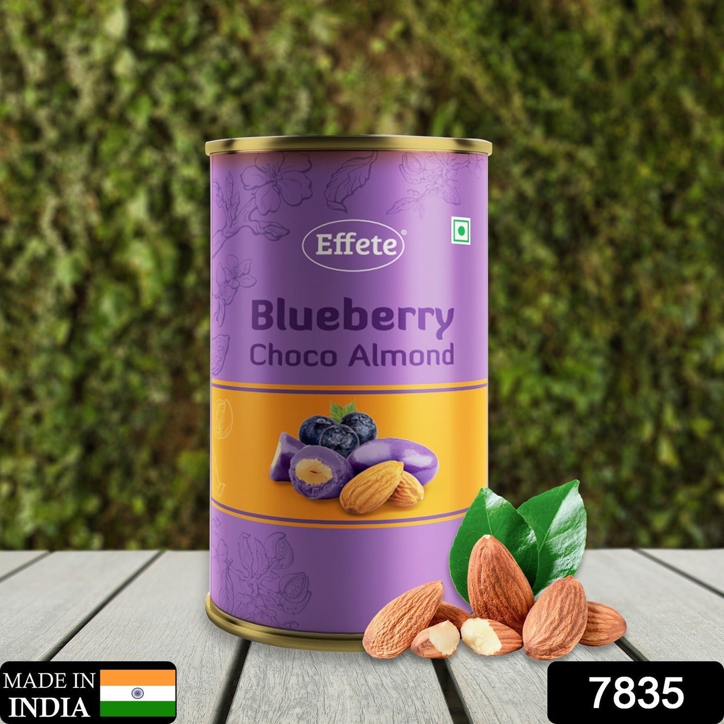 7835 Effete Blue Berry Choco Almond Chocolate Choklet(96 Gm)