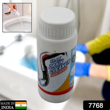 7768 POWERFUL SINK AND DRAIN CLEANER, PORTABLE POWDER CLEANING TOOL SUPER CLOG REMOVER CHEMICAL POWDER AGENT FOR KITCHEN TOILET PIPE DREDGING