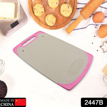 2447B Kitchen Chopping Board Household Cutting Board Knife Board Vegetable Cutting and Fruit Multi-purpose Plastic Sticky Board Cutting board