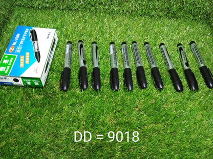 9018 10 Pc Black Marker used in all kinds of school, college and official places for studies and teaching among the students. DeoDap