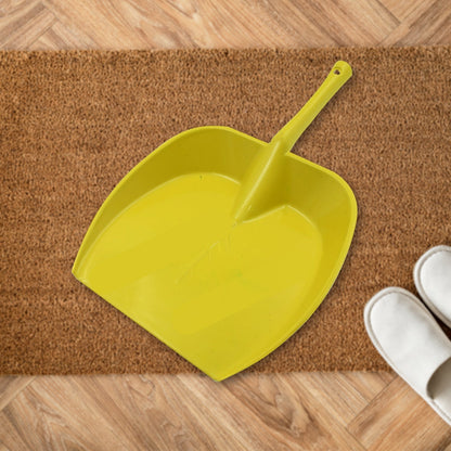 8732 Dustpan with Long Handle, Dust Collection Dust Pan Tray for Kitchen, Home, Office, Bathroom Etc (1 Pc / Multicolor )