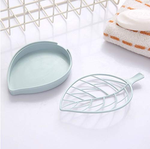 0832 Leaf Shape Dish Bathroom Soap Holder DeoDap